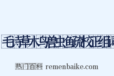 毛诗草木鸟兽虫鱼疏校正组词是什么意思的图片